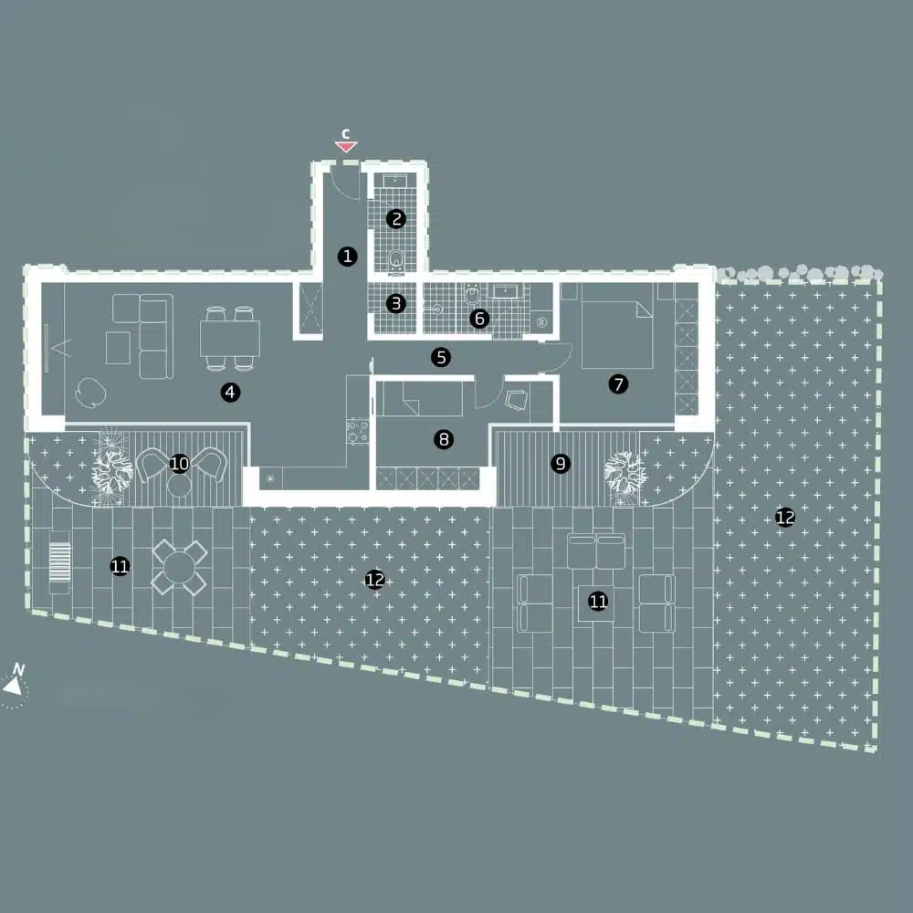 C-B02 Apartman B02-C